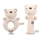 thumbnail image 3 of Juguetes para bebés Animales Sonajero Coctelera Suave agarre de la mano Muñecas Infantil Sensorial Educación temprana Regalo de ducha relajante Niños Niñas Tipo 2 2 piezas Jumpingount FN000718-02, 3 of 7