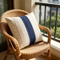 thumbnail image 4 of 2PC Throw Pillow Covers, Soft Farmhouse Decorative Couch Pillow Cases, Cushion Covers for Sofa Bed Living Room Home Decor, Polyester and Burlap for Living Room,18x18 Inch, 4 of 4