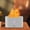 White Aromatherapy Machine, variant on CATPAN Flame Aromatherapy Machine, Aroma Expander, Home Office Table Seven Color Flame Ultra Silent Air Humidifier, Aroma Diffuser (White Aromatherapy Machine)