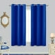 thumbnail image 1 of Cortinas térmicas KOUFALL, opacas azules, 107 x 137 cm, 2 paneles, 1 of 6