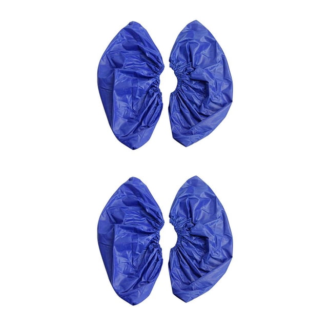 maskred 1 Paire de Couvre-Chaussures Réutilisables Lavables Imperméables Surchaussures Espadrilles Housse de Protection, Bleu 2Ensemble
