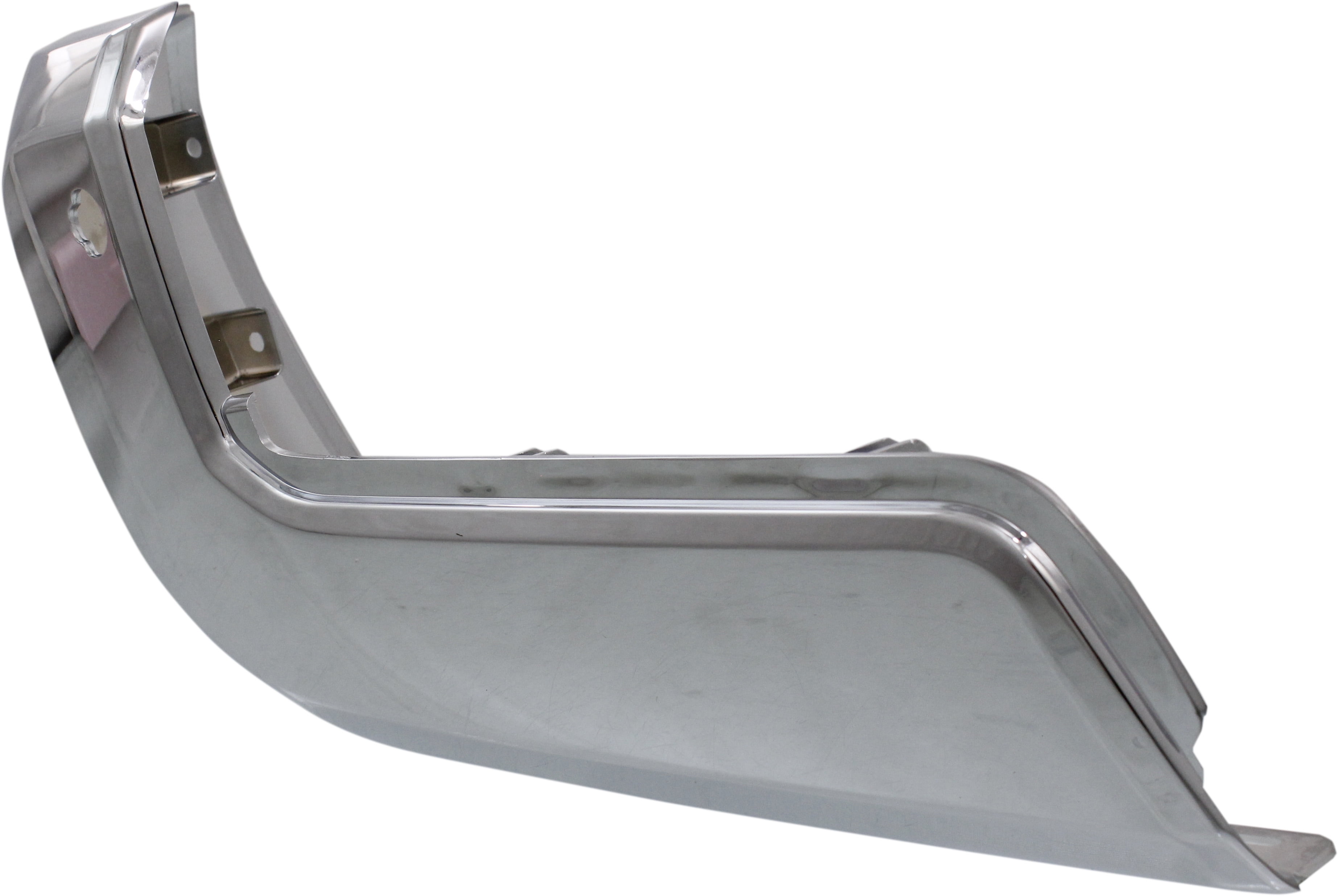 Bumper End Compatible With 2016-2021 Toyota Tacoma Rear, Left Driver Plastic Chrome