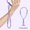 Purple, variant on Kimify Little Snake Pearl Phone Wrist Strap,Anti-Lost Handmade Beaded Cute Lanyard for Women,Purple