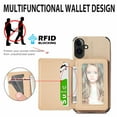 thumbnail image 6 of for Samsung Galaxy S25 Ultra Wallet Case, Built-in Card Holder, RFID Blocking, PU Leather Kickstand, Back Flip Magnetic Closure, Durable Shockproof Magnetic Car Phone Cover for Women and Men,Khaki, 6 of 10