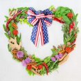 thumbnail image 4 of 2pcs Patriotic Bow for Independence Day, Truck Red Blue Stars and Stripes Bow for 4th of July American Flag Wreath Bow for Indoor Outdoor Bunting Wreath Holiday Party Door Wall Decor, 4 of 5