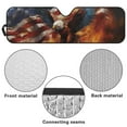 thumbnail image 6 of Jeiento Eagle Flag Windshield Sun Shade Compatible with Jeep JK JKU JL JLU 1997-2023 and Compatible with Gladiator JT 2020-2023 Foldable Windshield Sun Visor Blocks UV Rays, 6 of 6