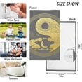thumbnail image 3 of SKYSONIC Tai Chi Cloud Patterned Hand Towels 2 PCS, Cotton Bath Towel for Drying Face Hands Body ,Absorbent Lightweight Towels for Bathroom Ktichen Travel Gym, 16"x28", 3 of 7
