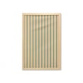 thumbnail image 1 of Geometric Wall Art with Frame, Colorful Numerous Vertical Repeating Abstract Bold Striped Geometrical Printing, Printed Fabric Poster for Bathroom Living Room, 23" x 35", Multicolor, by Ambesonne, 1 of 2