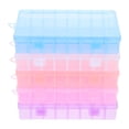 thumbnail image 1 of Shisuyan Rectangular Plastic Beads Box Blue 5Pcs 7.7X5.3In, 1 of 8