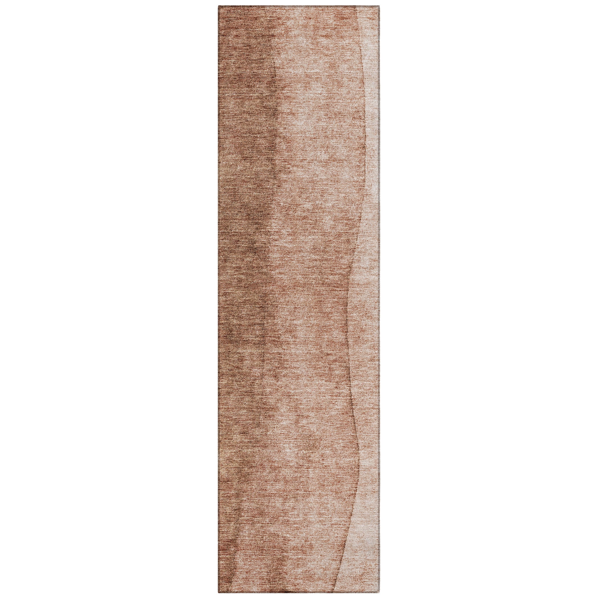 Addison Rugs Chantille Indoor/Outdoor Transitional Ombre Brown Washable Runner Rug, 2'3" x 7'6"