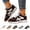 Blue #031, variant on Women’s Lace Slip On Walking Shoes, Breathable Microfiber Upper & Lining, Non-Slip Rubber Sole Casual Sneakers, Round Toe Low Heel, Spring Summer Fall Outdoor Comfort, 38