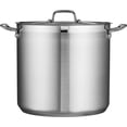 thumbnail image 2 of Tramontina Marmite Couverte Gourmet en Acier Inoxydable 20 Qt, 80120/002DS, 2 of 8