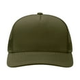 thumbnail image 2 of TOPTIE Snapback Baseball Cap Mid Profile Mesh Back Cotton Twill-Armygreen, 2 of 7
