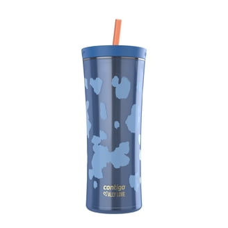 Contigo AUTOCLOSE Shake & Go Double-Wall Tumbler, 16 oz, Clear