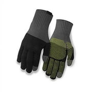 Giro Knit Merino Wool Adult Unisex Winter Cycling Gloves - Grey/Black (2021), Small/Medium