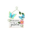 thumbnail image 1 of IH Casa Decor Bienvenue Dans Notre Jardin En Métal Papillon, 1 of 3