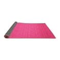 thumbnail image 2 of Ahgly Company Indoor Square Abstract Pink Contemporary Area Rugs, 6' Square, 2 of 4