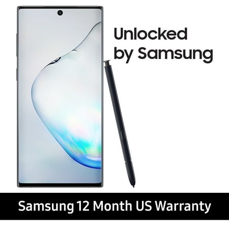Samsung Galaxy Note10 256GB (Unlocked), Black, Limited time bonus ($100 value). See details