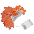thumbnail image 4 of Cadena de luz colgante Jadeshay Guirnalda de luz hoja de arce PVC luz cálida, 4 of 8