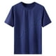 thumbnail image 2 of pstuiky camisetas de manga corta para hombre, Camisa informal de cuello redondo y manga corta cómoda para hombre ropa de hombre xxxxl, 2 of 3