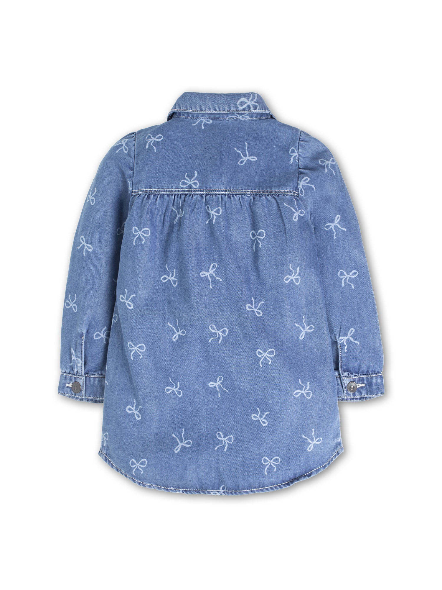 Wonder Nation Toddler Girl Denim Dress, Sizes 12 Months - 5T