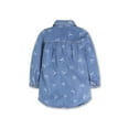 thumbnail image 2 of Wonder Nation Toddler Girl Denim Dress, Sizes 12 Months - 5T, 2 of 3