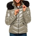 thumbnail image 1 of Chamarra Termica Para Mujer Shendy Vendy Desmontable Peluche De Invierno, 1 of 3