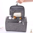 thumbnail image 6 of Womens Men Large Cosmetic Case Makeup Wash Toiletry Bag Storage Handle Waterproof Travel Cosmetic Bag Organizer Travel Kit, 6 of 7