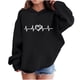 thumbnail image 4 of TaTaai Valentines Sweatshirt Women Gnomes Shirts Love Heart Sweater Crewneck Long Sleeve Pullover Tops Gift, 4 of 8
