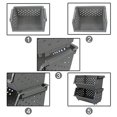 thumbnail image 6 of Begale 3-Pack Gray Plastic Stackable Detachable Storage Bin, Organizer Stacking Basket, 6 of 7