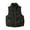 Black, variant on Sanbonepd Womens Jacket Casual Solid Coat Zipper Pocket Loose Sleeveless Quilted Vest