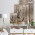 thumbnail image 5 of Design Art - Cheval Arabe Gris Courant dans la Poussière, 5 of 5