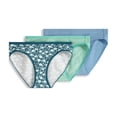 thumbnail image 1 of Jockey Bikini Logo Extensible en Coton Biologique pour Femmes - Lot de 3, 1 of 5