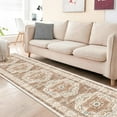 thumbnail image 3 of Findosom 2'x10' Runner Rugs for Hallway Machine Washable Runners Rug,Vintage Runner Rug Non Slip Kitchen Runner Rug Medallion Carpet Runner for Bedroom Laundry Entrance,Orange, 3 of 11