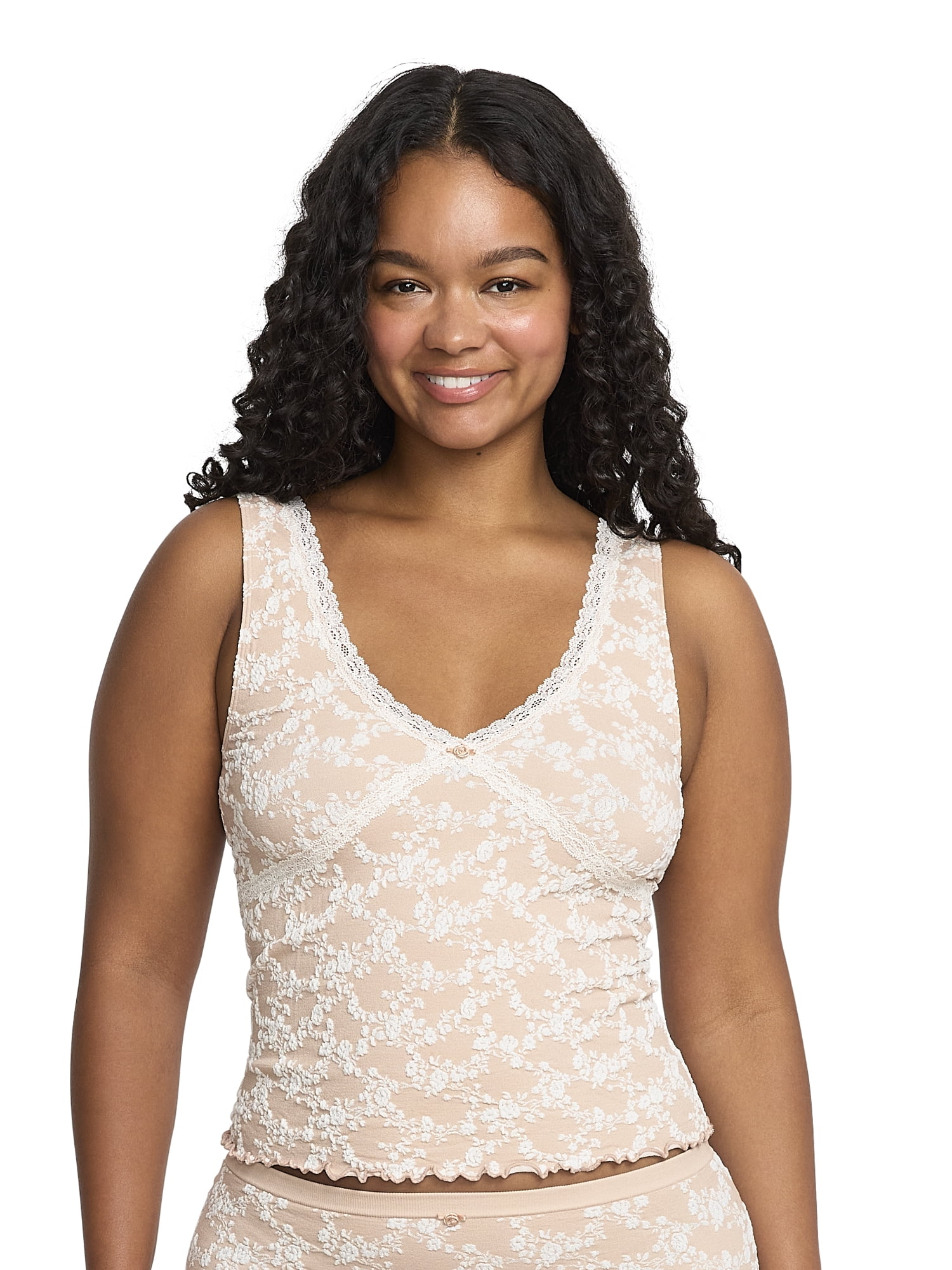 Mills by Millie Bobby Brown Women's Floral Seamless Tank Top, Sizes XS-XXXL