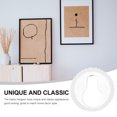 thumbnail image 2 of 50pcs Round Keyhole Hanging Films Keyhole Hangers Picture Frame Hanging Pieces, 2 of 9