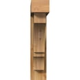 thumbnail image 2 of Ekena Millwork 6"W x 28"D x 28"H Balboa Block Rough Sawn Bracket w/ Offset Brace, Western Red Cedar, 2 of 25