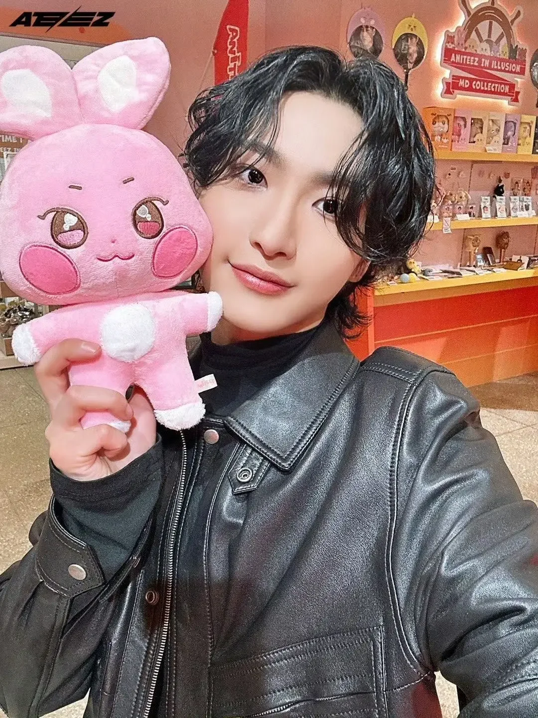 1/8Pcs ATEEZ Aniteez Kawaii Stuffed Animals Plushies Toy Korean