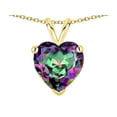 thumbnail image 2 of Star K � 8mm Heart Rainbow Mystic Topaz Pendant Necklace, 2 of 9