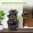 thumbnail image 7 of Tereitr Cascading Rock Water Fountain, with LED Light, Garden Waterfall Decor for Patio, Backyard, Porch and Home Art Decor, 7 of 7