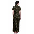 thumbnail image 4 of Moomaya Ensemble de Pyjama en Coton Imprimé à Col Cranté, Boutonné, pour Femmes, Tenue de Nuit, 4 of 6