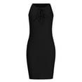 thumbnail image 6 of IROINNID Women's Sleeveless Sheath Dress Summer Sexy Slimming Mini Dress Round Neckline Short Women Dress, 6 of 9