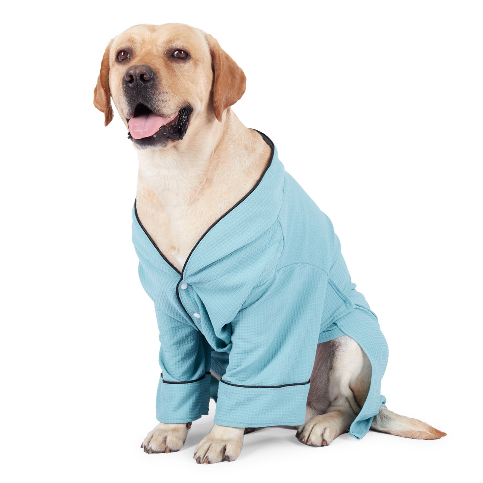 Dcenta Dog Bath Robe Pajamas Pet Spa Drying Robes Sleepwear for Small