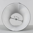 thumbnail image 5 of Meriville Set of 5 Gray Faux Silk Clip On Chandelier Lamp Shades, 4-inch by 6-inch by 5-inch, 5 of 5