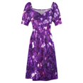 thumbnail image 4 of Robe Sans Manches Pailletée Violette Robe de Soirée Vêtements Femme Été 2024 Robe Femme, 4 of 4