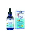 Nordic Naturals Baby s DHA, Unflavored - 1050 mg Omega-3 300 IU Vitamin D3 - 2 oz - 2 Pack - Supports Brain, Vision & Nervous System Development in Babies - Non-GMO - 24 Servings