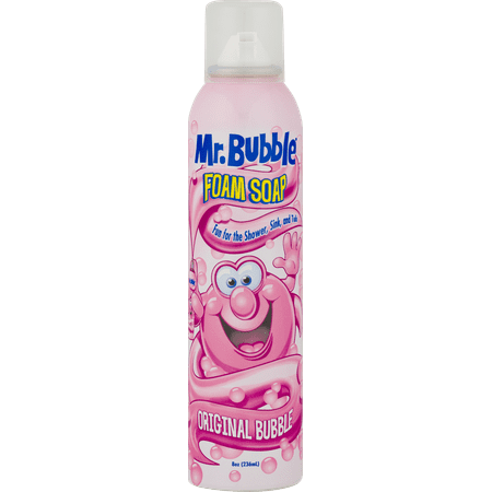 - Mr. Bubble Original Foam Soap, Original Bubble Gum Scent, 8 Oz