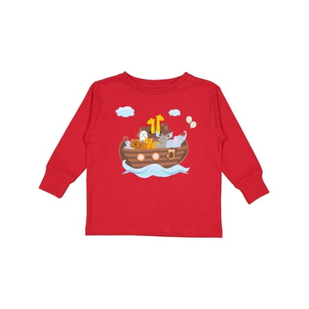 

Inktastic Animals Ark Gift Toddler Boy or Toddler Girl Long Sleeve T-Shirt