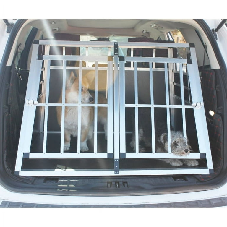 Car Boot Car Travel Crates For Dogs Aluminum Dog Cage A FORD