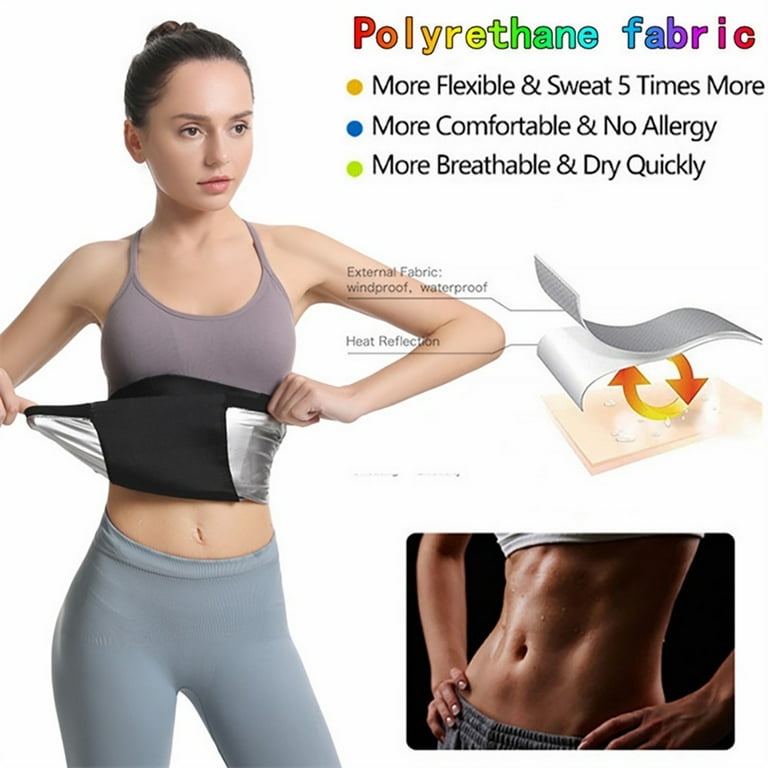 Waist Trimmer for Women, Waist Trainer Sauna Belt, Neoprene-free Waist  Cincher, Sauna Slimming Belt 